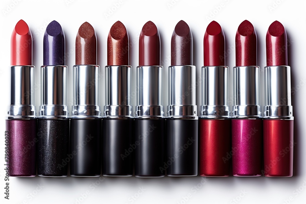 New fashion lipstick sets Isolated on a white background. New fashion lipstick sets Isolated on a white background.