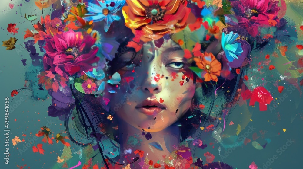 Abstract background beautiful Flowers Abstract background beautiful Flowers