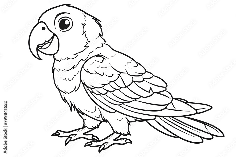 Fototapeta premium Creative Coloring Page for Kids