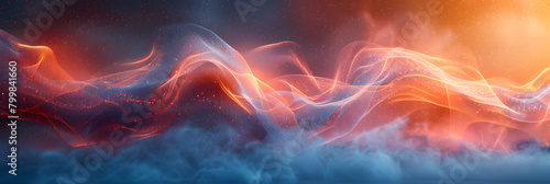 Cyber Dreamscape  Abstract Digital Background