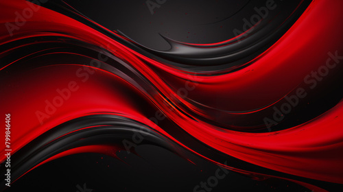 Beautiful mesmerizing black and dark red abstract background