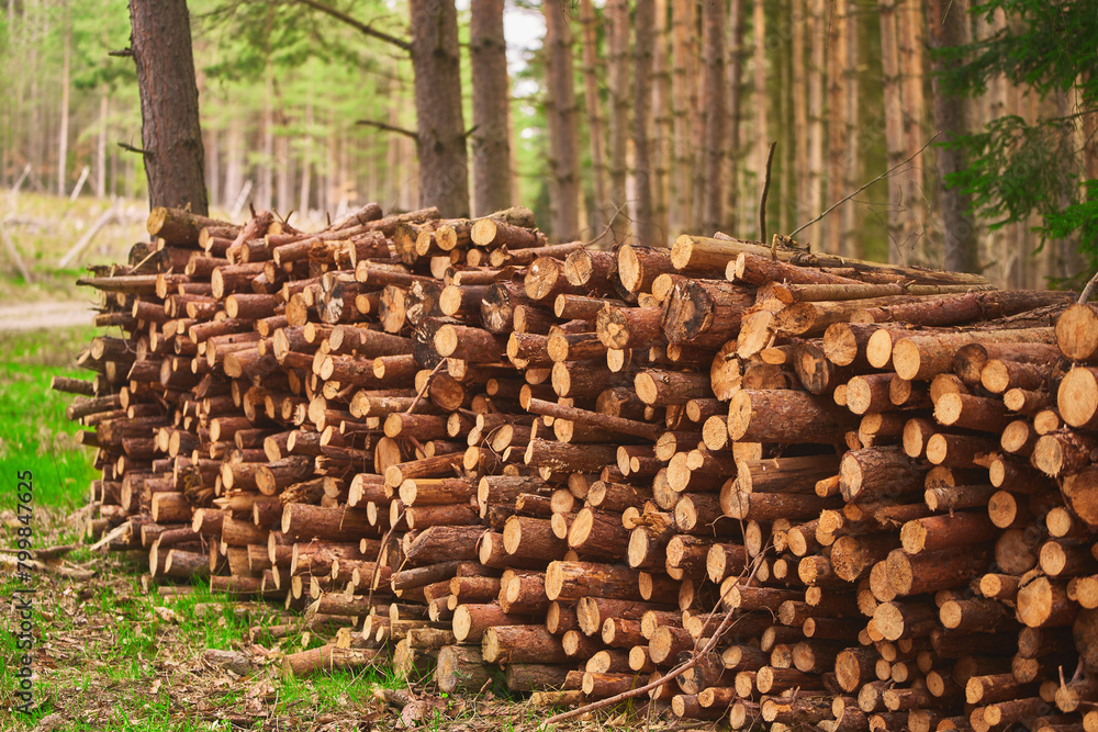 Woodland Lumber Awaits Collection