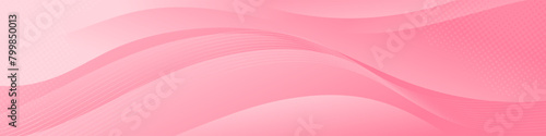 Dynamic Pink Gradient Waves. Create eye catching headers, promotional banners, and graphic elements with this abstract banner. The smooth pink gradient waves bring a modern and dynamic look
