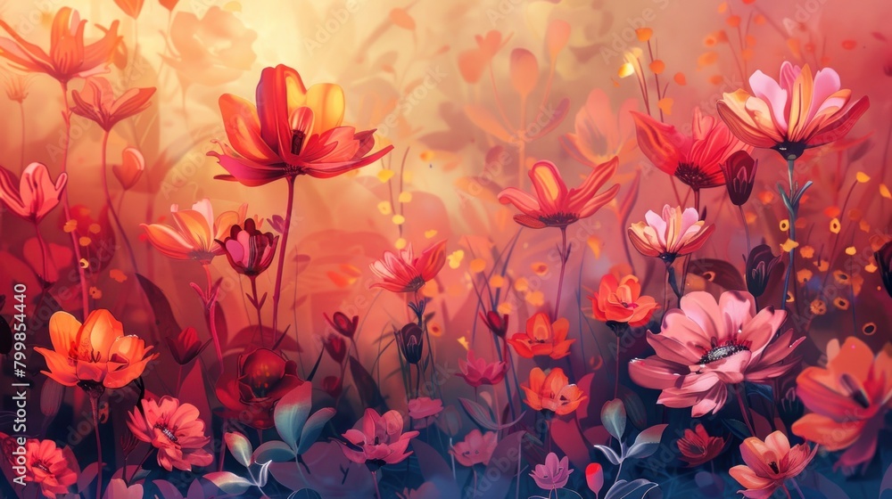 Abstract background beautiful Flowers Abstract background beautiful Flowers