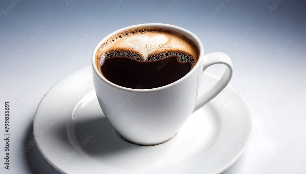 cup of coffee with beans cup of coffee with beans