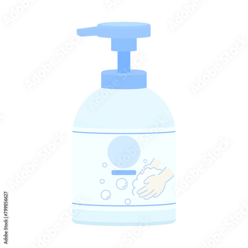 ハンドソープのボトルのイラスト