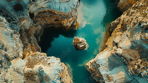 a lake pool in a water Sandstone