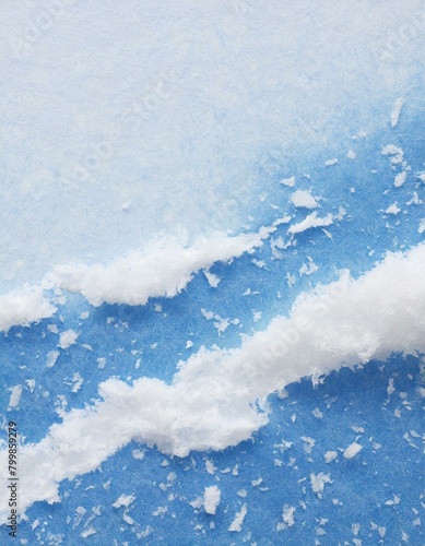 雪、冬をイメージした和風の背景素材