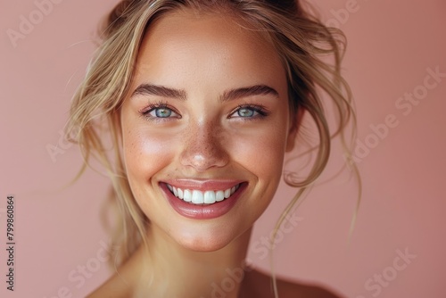 Young woman with natural be...