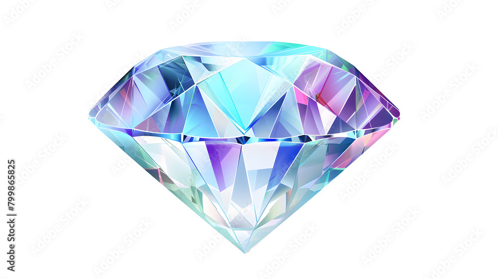 diamond on transparent background. vector illustration design element for your project. 