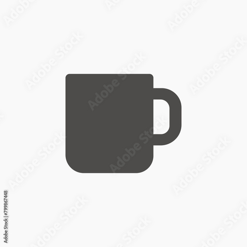tea, mug, cup, coffee, teapot, drink icon vector isolated. cup, green, cappuccino, espresso symbol sign