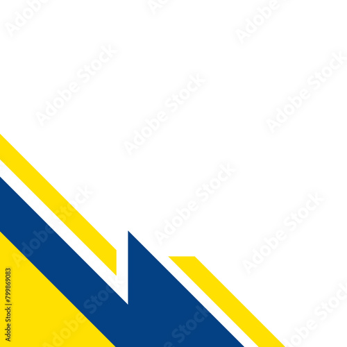 Free Download Blue Modern Geometric Corner - GFXLoad