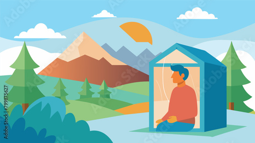 Breathing in the fresh clean air while enjoying an infrared sauna session in the great outdoors is a truly invigorating experience..