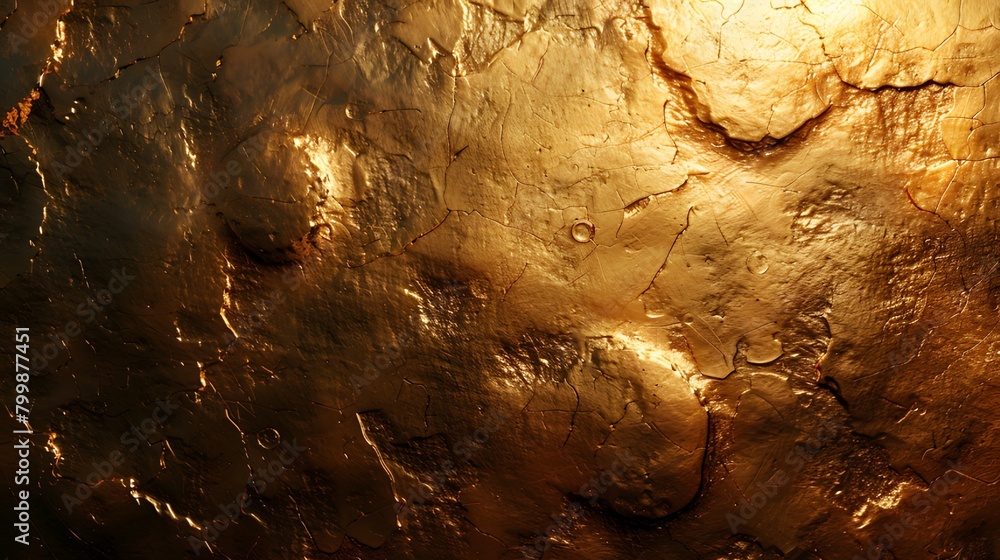 A captivating golden surface with a cracked texture illuminated by intense warm light, evoking a sense of depth and luxury.
A captivating golden surface with a cracked texture illuminated by intense warm light, evoking a sense of depth and luxury.