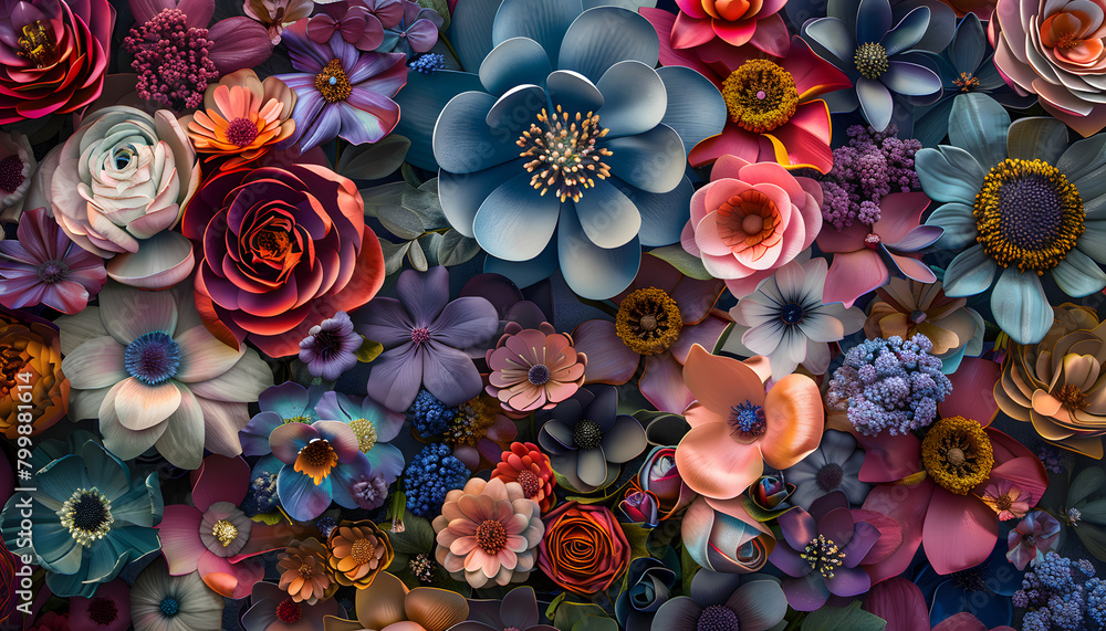 Modern Floral Textures: Sleek and Stylish Modern Floral Textures: Sleek and Stylish