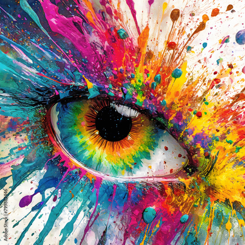 Vibrant eye