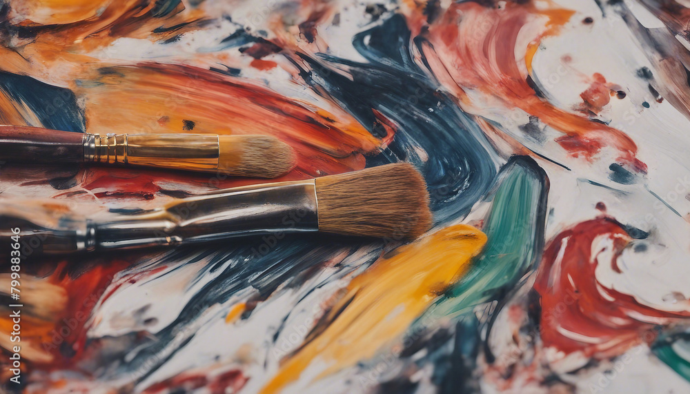 Abstract Expression: Edvard Munch's Acrylic Canvas Composition Abstract Expression: Edvard Munch's Acrylic Canvas Composition