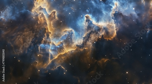 Stellar Birth in Cosmic Nebula Clouds 