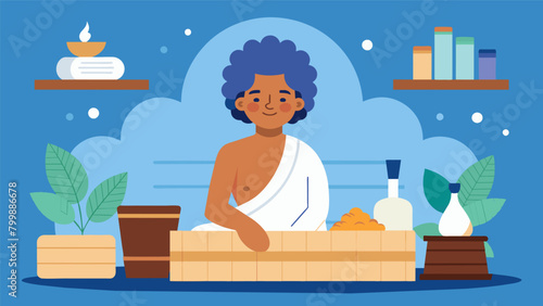 At a wellness spa a naturopathic doctor recommends sauna therapy for its antiaging effects and ability to stimulate the bodys natural healing.