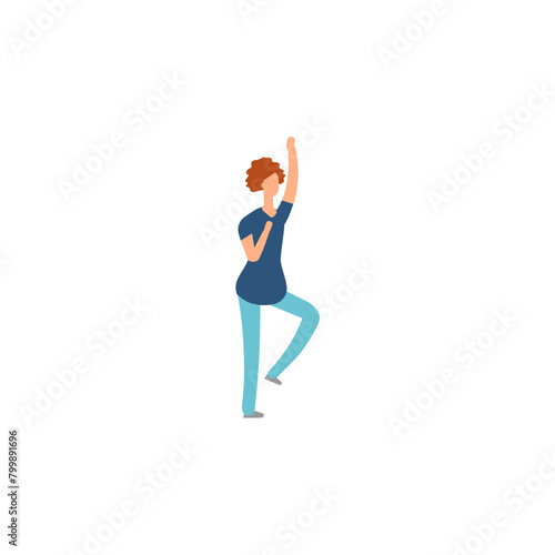 pose of people dancing happy national dance day people