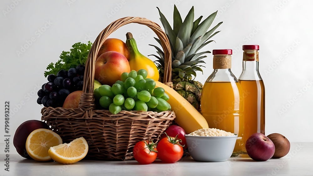 Fresh vegetables and fruits Fresh vegetables and fruits