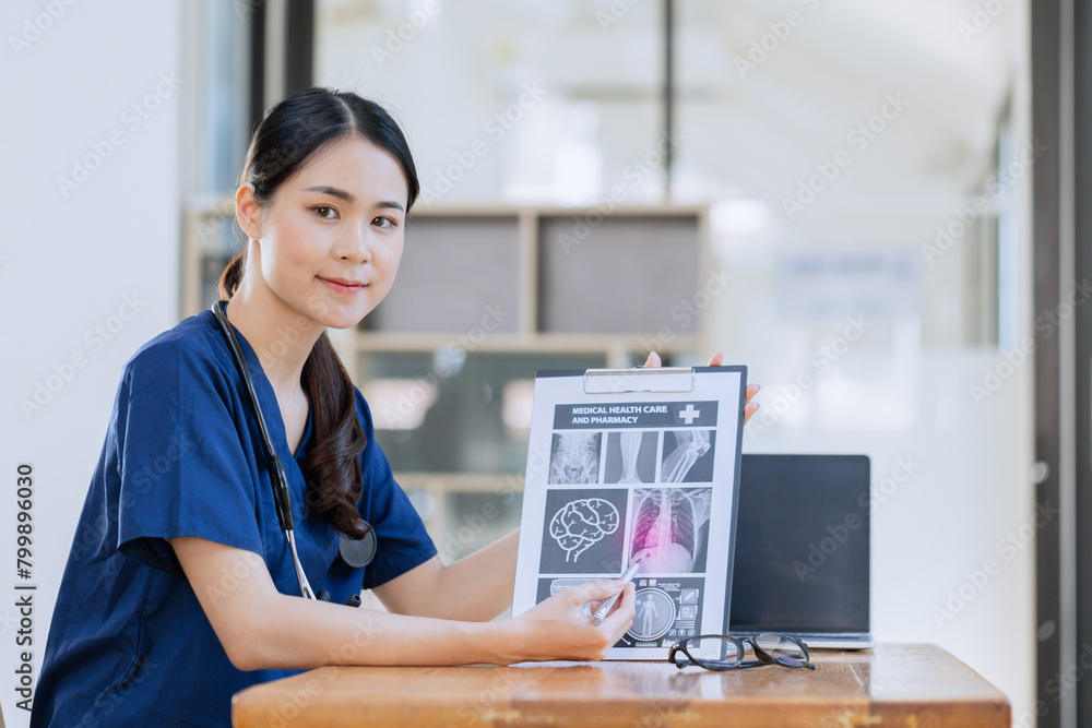 Medicine doctor working with medical xray scan of human body set, Medical technology and futuristic concept. Medicine doctor working with medical xray scan of human body set, Medical technology and futuristic concept.