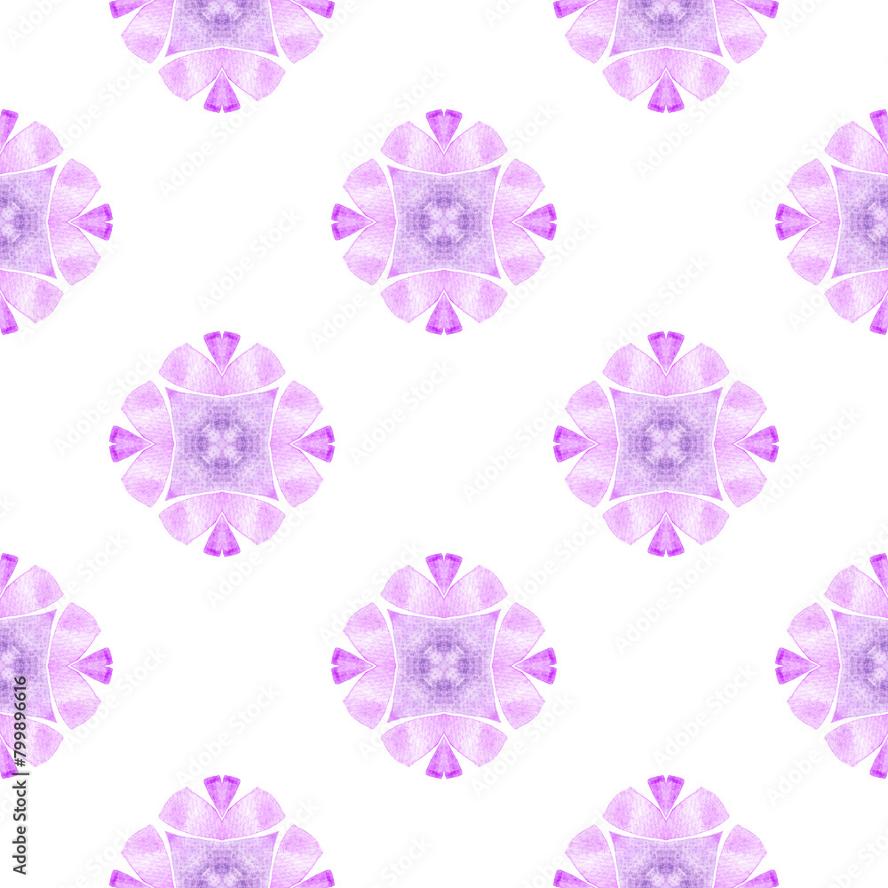Chevron watercolor pattern. Purple appealing boho Chevron watercolor pattern. Purple appealing boho