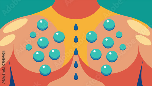 Beads of sweat pooling on the athletes skin evidence of the powerful detoxifying properties of the infrared sauna..
