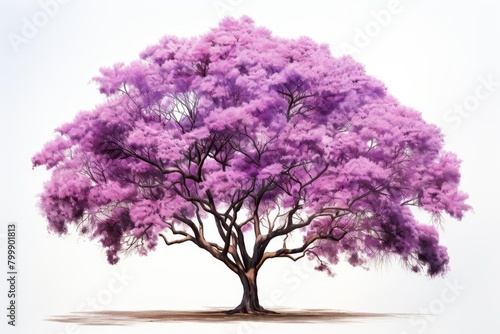 A tall, majestic tree with pink flowers. © Expert Mind