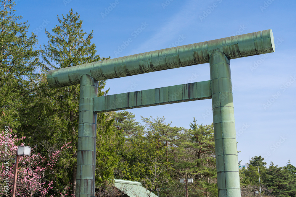 石川護國神社の鳥居