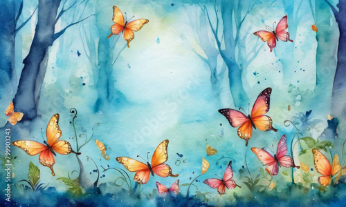 Watercolor Butterflys
