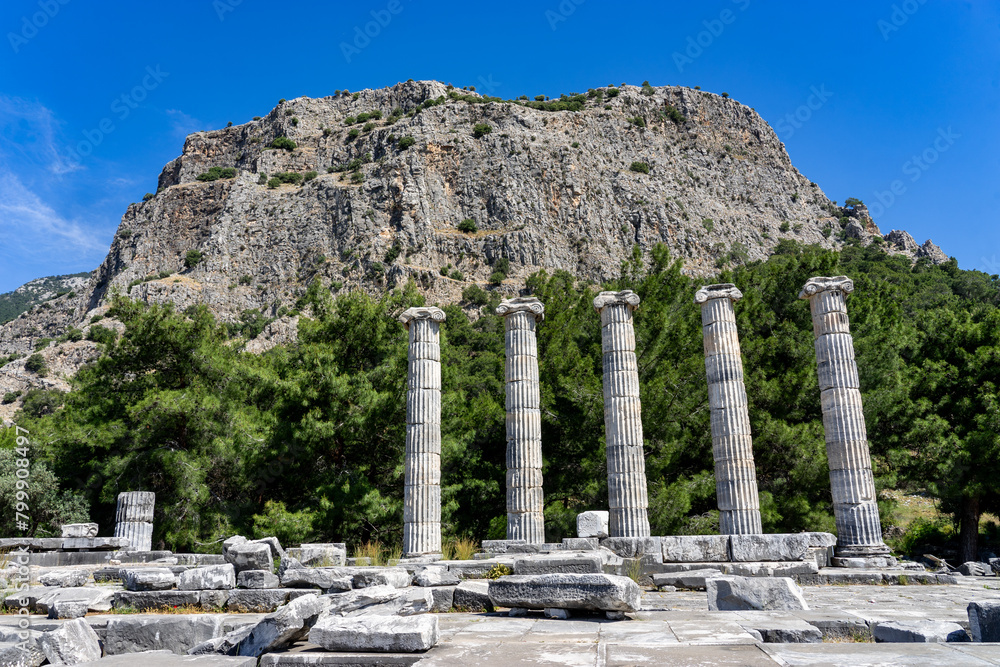 Today, the Ancient City of Priene Is on the Southern Skirts of Mykale Mountain