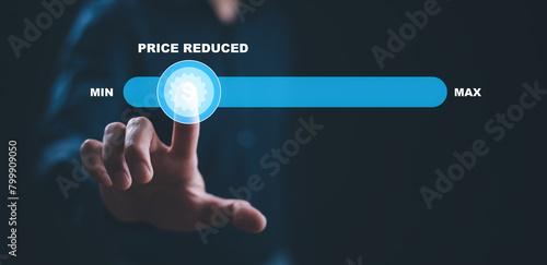price reduced concept,product prince deduction, discount,decrease, diminution,deduction, discount,decrease, diminution, reduction