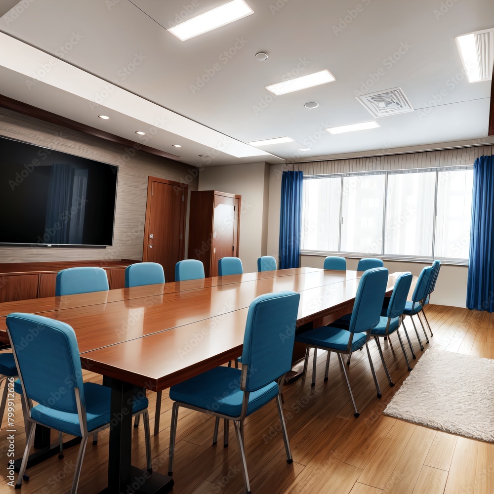 Fototapeta premium オフィスの会議室