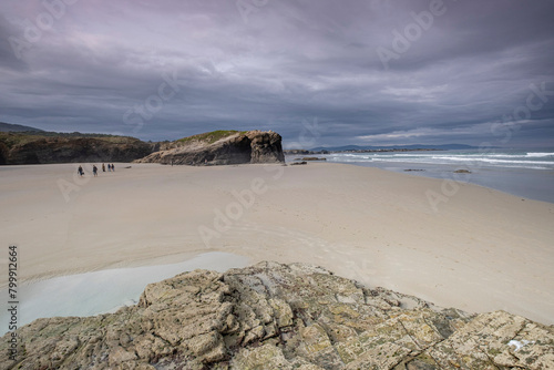 playa de Las Catedrales, Ribadeo, Lugo, Galicia, Spain photo