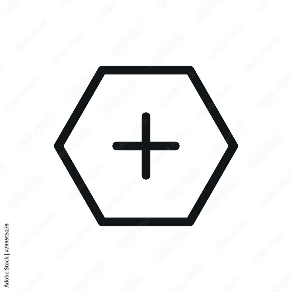 Obraz premium Propolis isolated icon, honey cosmetics vector symbol with editable stroke