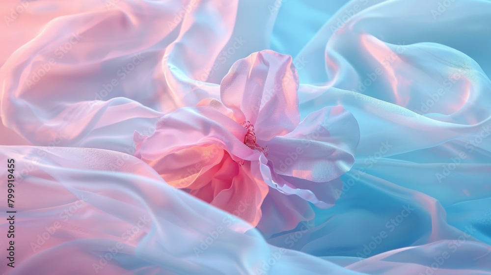 Fototapeta premium Abstract background with a pink and blue color gradient