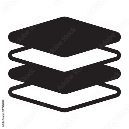 layers glyph icon