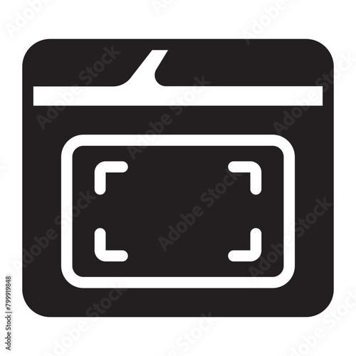 web design glyph icon