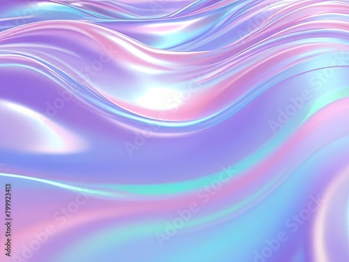Holographic liquid background. Holograph color texture with foil effect. Halographic iridescent backdrop