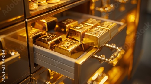 gold bank vault safe savings gold and foreign exchange reserves