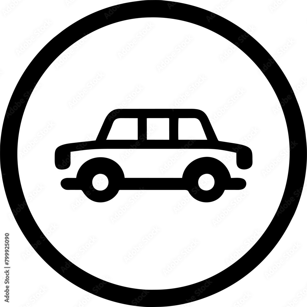 original icon, travel, vehicle, vintage, circle, car, authentic, pictogram