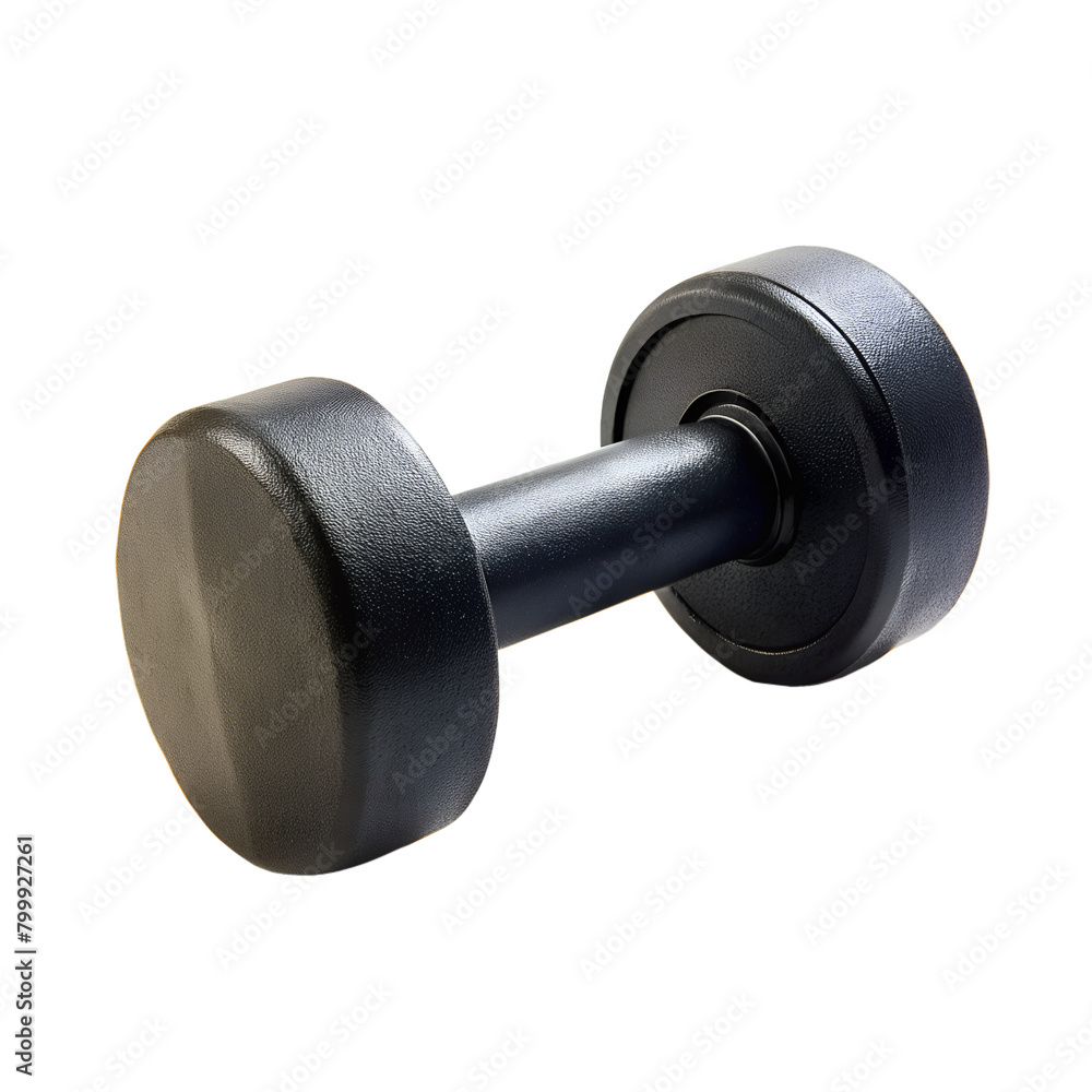 drumbbell isolated on transparent background. AI Generative drumbbell isolated on transparent background. AI Generative