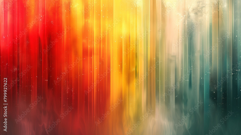 Wallpaper. Abstract Gradient Background with Red to Green Colors and Sparkles