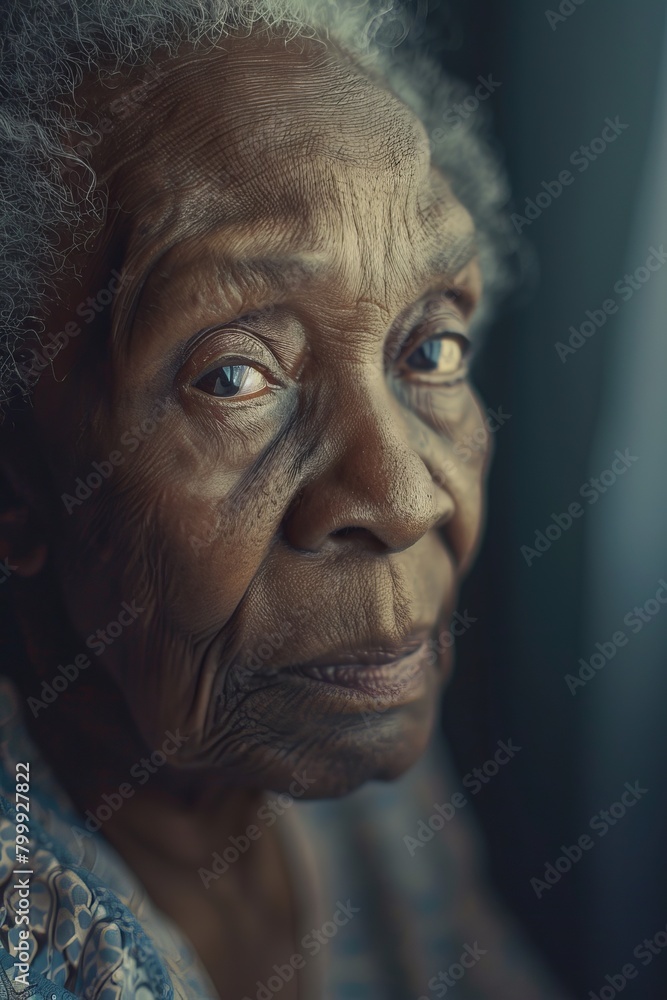 Obraz premium Portrait of an elderly woman