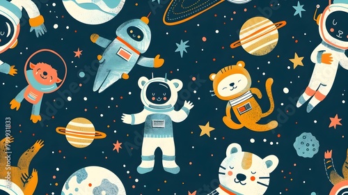 Whimsical Cosmic Companions...