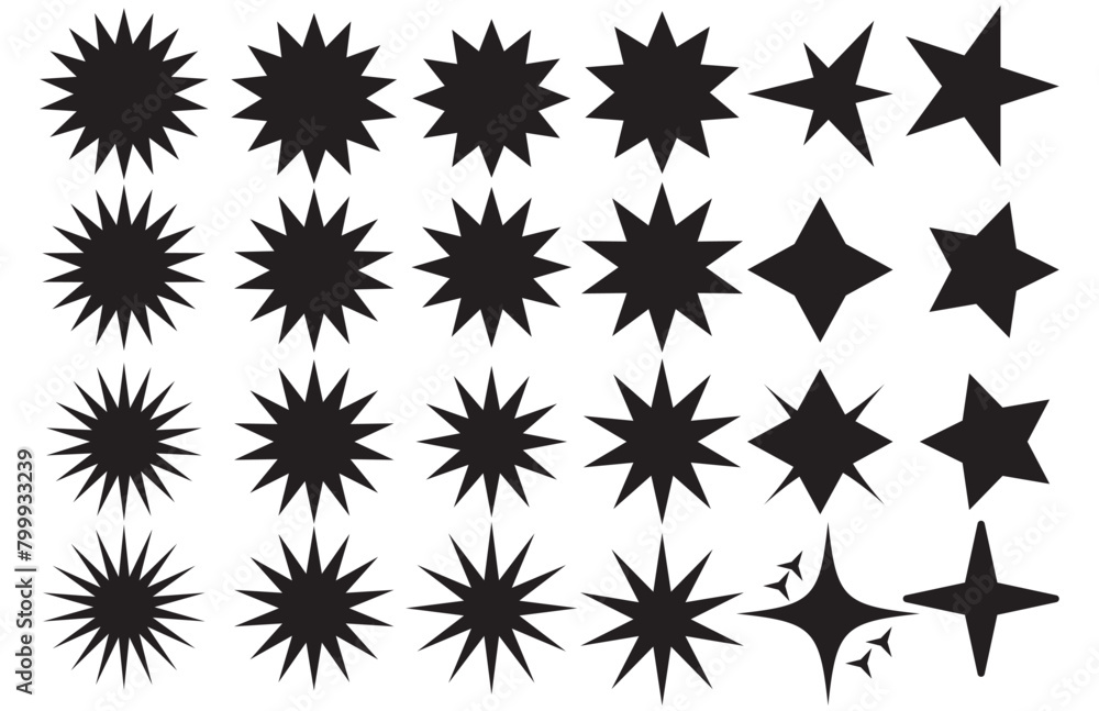 Set of starburst, sunburst badges. Special offer sale tag, discount offer price label, symbol for advertising campaign in retail, sale promo marketing, discount sticker, ads offer on shopping day. Set of starburst, sunburst badges. Special offer sale tag, discount offer price label, symbol for advertising campaign in retail, sale promo marketing, discount sticker, ads offer on shopping day.