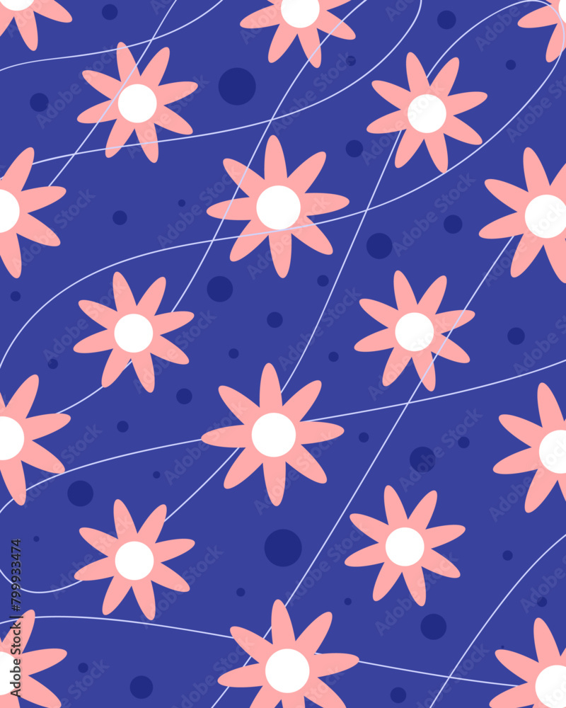 Groovy seamless patterns with funny happy daisy, wave, chess, mesh, rainbow. Set of vector backgrounds in trendy retro trippy y2k style. Red and blue colors. Fun hippie texture for surface design. Groovy seamless patterns with funny happy daisy, wave, chess, mesh, rainbow. Set of vector backgrounds in trendy retro trippy y2k style. Red and blue colors. Fun hippie texture for surface design.