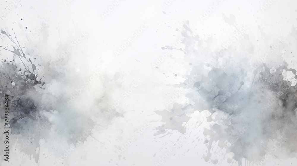 Watercolor Splash Background, Cool Tones, Abstract Art with Copy Space Watercolor Splash Background, Cool Tones, Abstract Art with Copy Space
