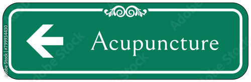 Hospital way finding sign acupuncture